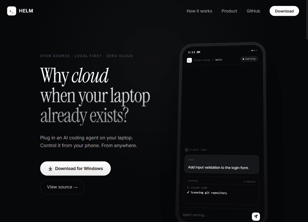 HELM — screenshot